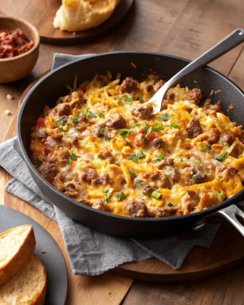 Ground Beef and Rice Skillet