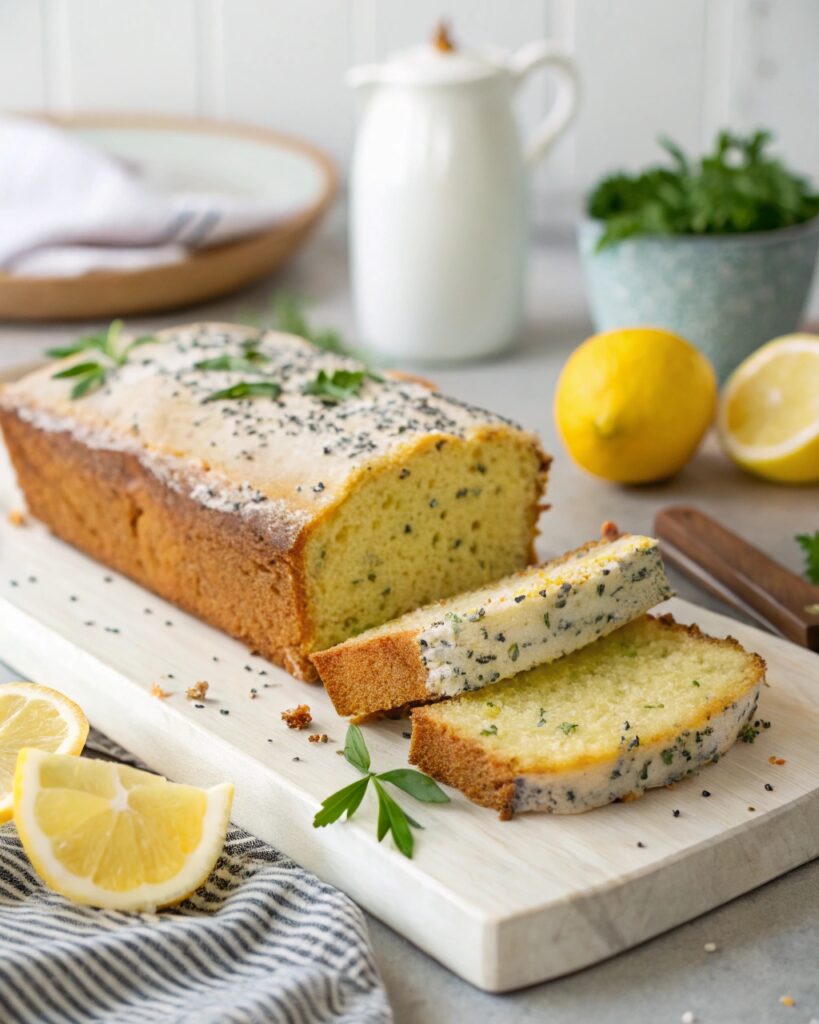 Vegan Lemon Poppy Seed Cake