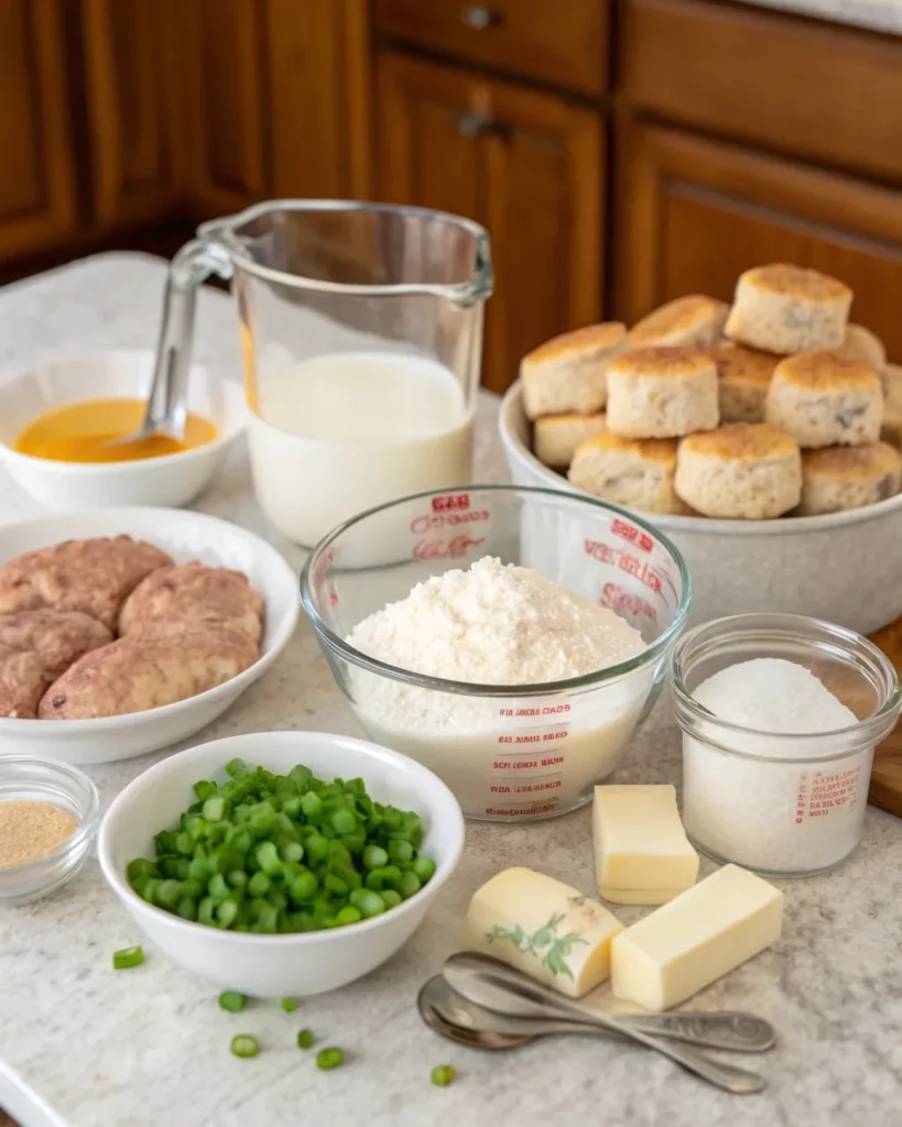 biscuits and gravy casserole